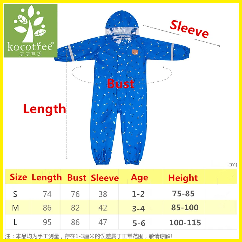 Модный водонепроницаемый комбинезон унисекс для мальчиков и девочек 1 6 лет