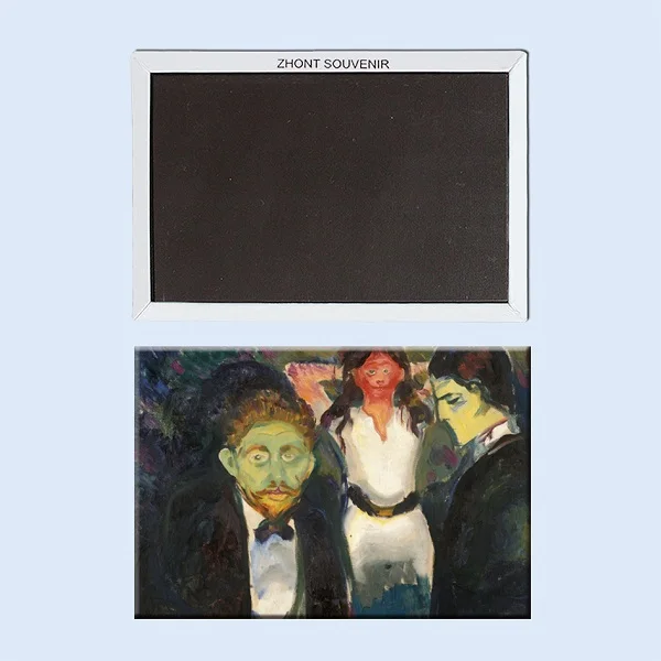11 доступных картин, магниты на холодильник edvard_munch, всемирно известные картины, музейный сувенир, качественная печать - Цвет: 22226 Jealousy