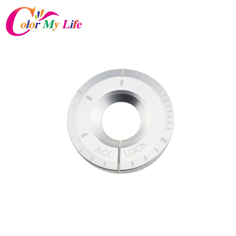 1 шт. кольцо для автомобильного ключа зажигания из алюминиевого сплава чехол с