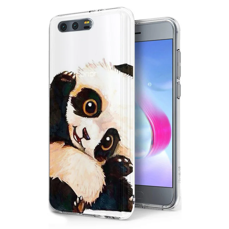 For Huawei P9lite/P8 Lite 2016 2017 Y5 II 2 Y5ii / Y6 Compact TPU Soft Butterfly panda Painted Desig Cover Fundas A032 |