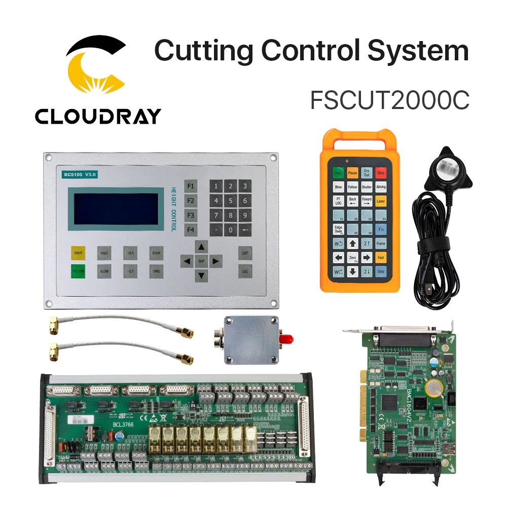 Friendess FSCUT Лазерная резка машина система управления 0-6KW FSCUT2000C Cypcut BCS100 BMC1604 FSCUT2000 контроллер