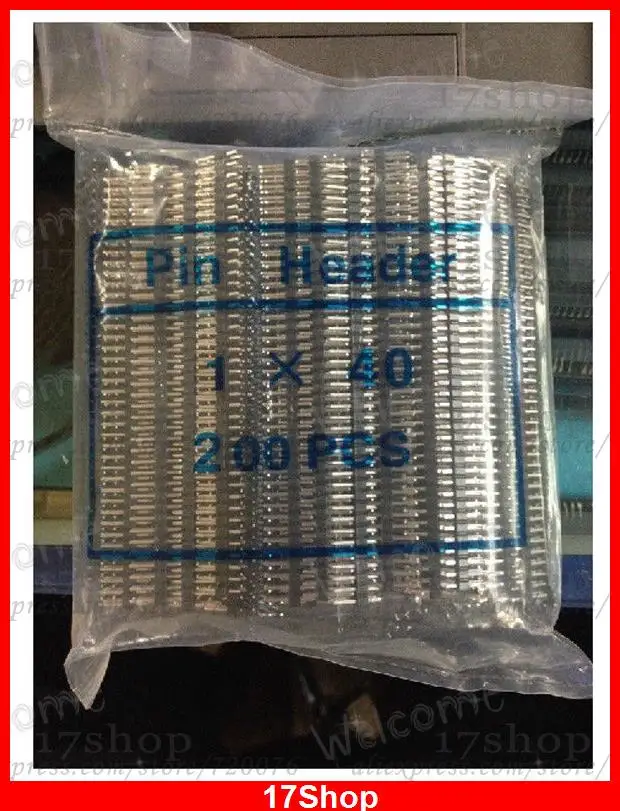 200 шт. позолоченные штырьковые Разъемы 2 54 мм|connector for pcb|connector 2.54connector pcb |