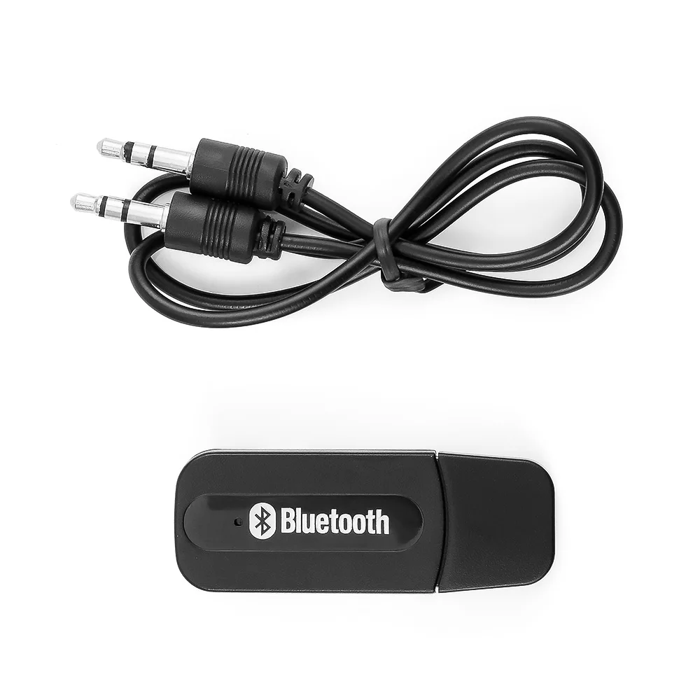 USB Bluetooth AUX беспроводной автомобильный аудио приемник A2DP музыкальный приемник адаптер для Android/IOS мобильного телефона 3,5 мм разъем