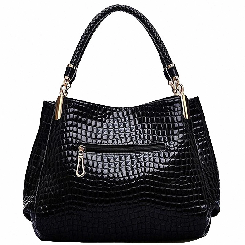 Сумка хобо женская из экокожи с крокодиловым узором|large shoulder bag|hobo bagshoulder bags |