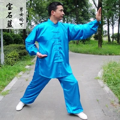 

Chinese Martial Arts Long sleeve Tai Chi clothing Suit Wing Chun Kung Fu uniforms Performance men and women spring and autumns