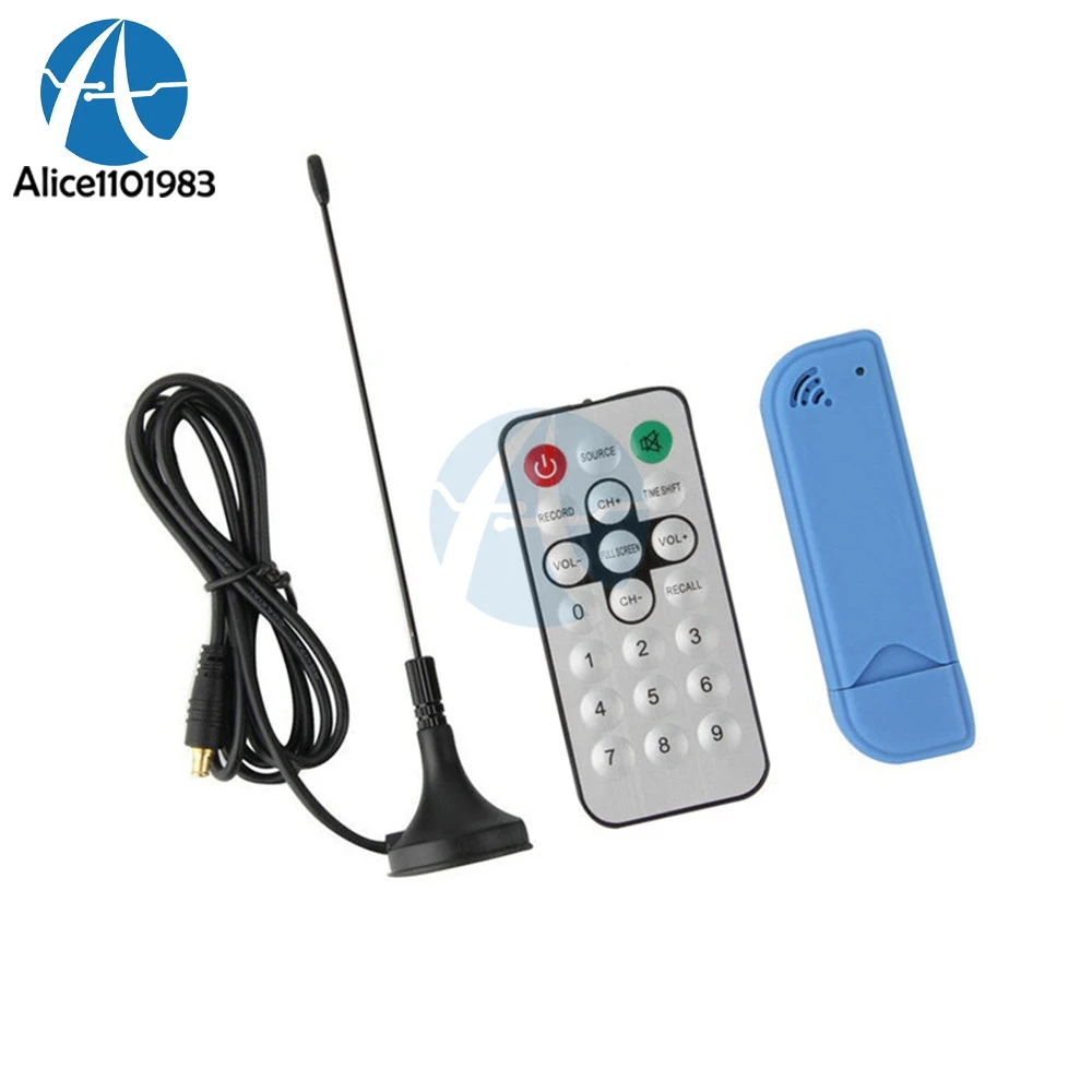

Новинка USB 2,0 цифровой DVB-T SDR DAB FM HD ТВ тюнер приемник модуль приемника RTL2832U R820T2 Поддержка Microsoft электронный комплект