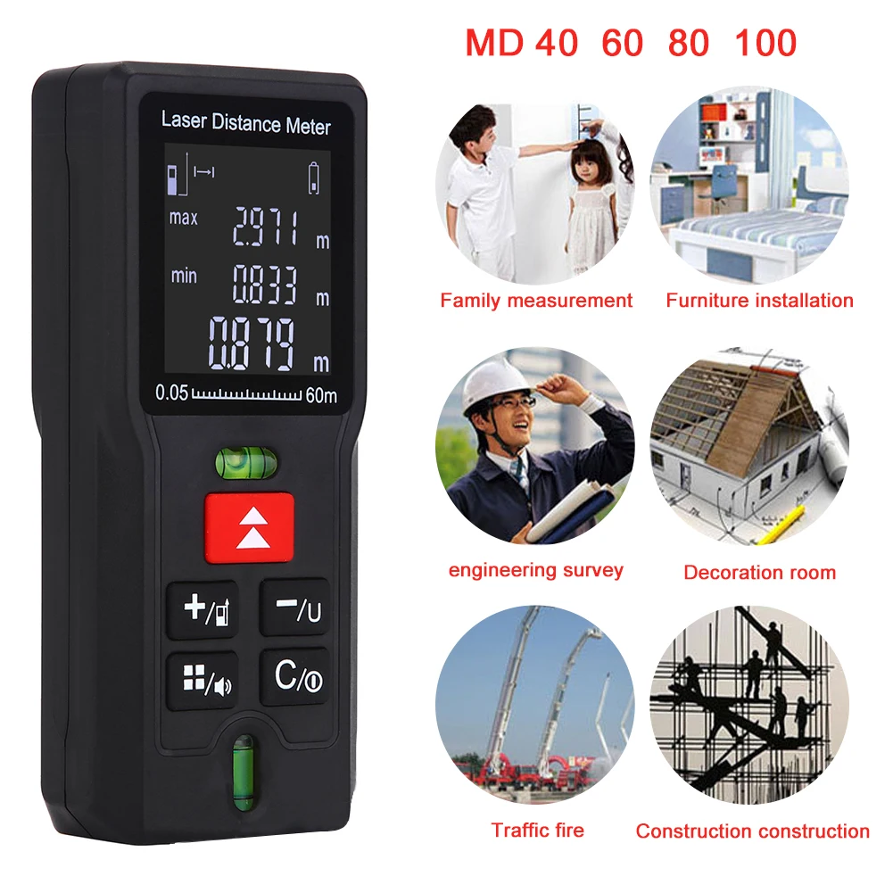 Цифровой диапазон устройств мини дальномер инфракрасная рулетка Finder Diastimeter