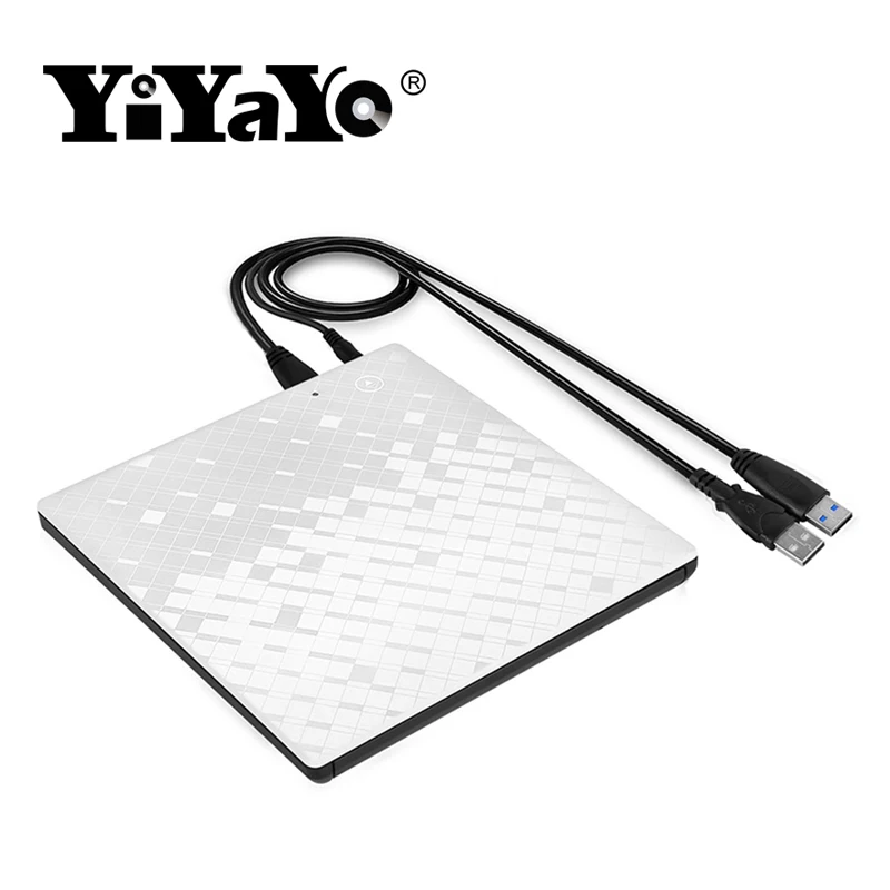 YiYaYo сенсорный контроль USB 3 0 CD/DVD RW привод внешний CD ROM/DVD ROM ультра тонкий
