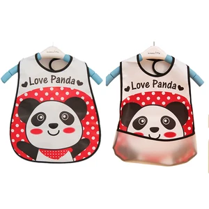 Нагрудники детские из ЭВА, пластиковые, водонепроницаемые, регулируемые, для кормления