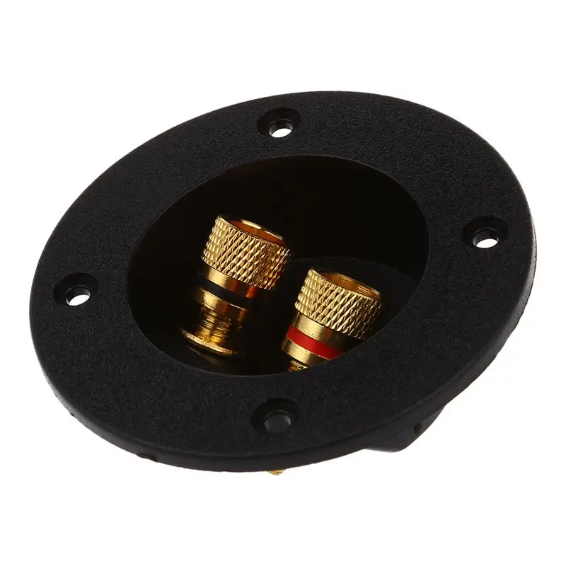 Соединительные соединители для акустических терминалов позолоченные круглые