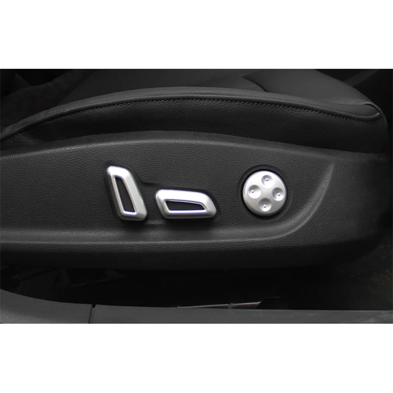 Автомобильные аксессуары 6x хромированная рамка регулировка сиденья кнопка