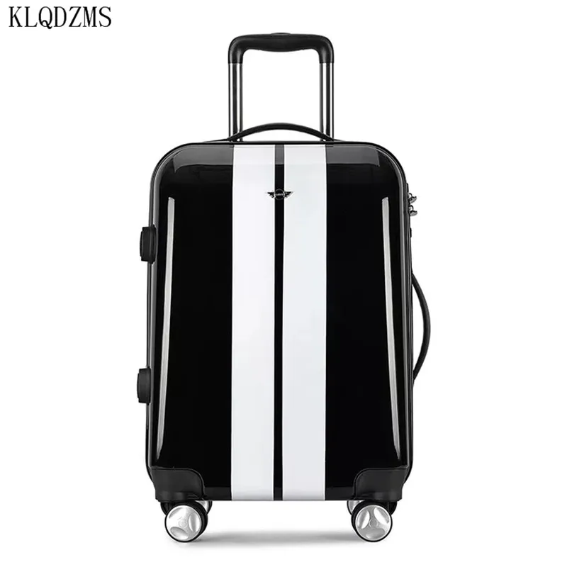 KLQDZMS High Quality20 Inch PC Rolling Luggage Spinner Brand Travel Bag Business Travel Suitcase Wheels