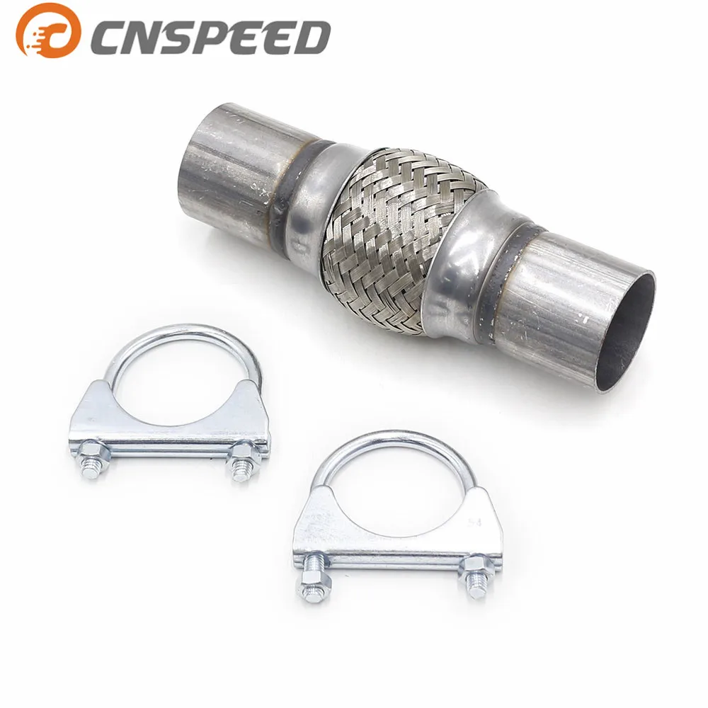 CNSPEED 2 &quotx 4&quot x 8 &quotиз нержавеющей стали для автомобиля выхлопная гибкая труба