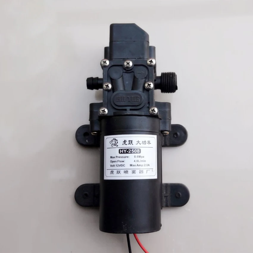 1 шт Высокое качество DC12V 2A 130PSI мембранный Водяной насос небольшой Сейф высокое