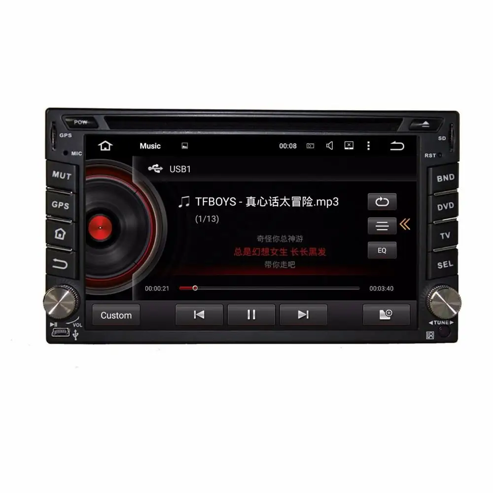 Автомобильный DVD-проигрыватель на основе Android с BT GPS 3G WIFI 6 2 дюйма автомобильный