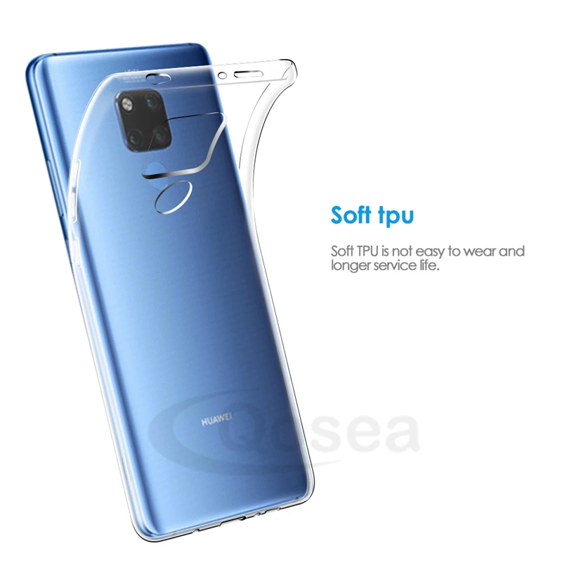 Qosea для huawei mate 20X чехол телефона Ультратонкий силиконовый мягкий TPU 20 X Pro