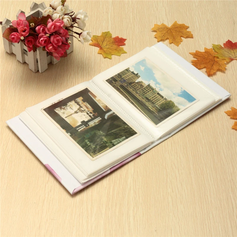 Изысканный Большой фотоальбом с цветами 6 дюймов 100 шт. 4 вида чехол для хранения