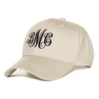 Индивидуализированная бейсболка из 100% хлопка с вышивкой в виде монограммы с тремя буквами, шапка папы, шляпы для подружек невесты, модные кепки для женщин и мужчин