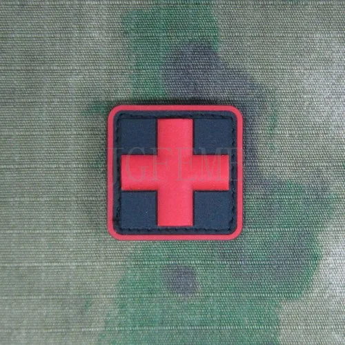 Красный Крест тактические медицинские 3D ПВХ патч значки мягкий корпус Открытый