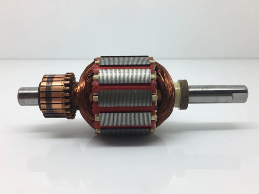 Постоянный магнит DC 110 В карбоновый щеточный двигатель DIY ветровой/ручной генератор Двигатель передний и задний шарикоподшипник, D вал диаметром 8 мм 15000 об/мин