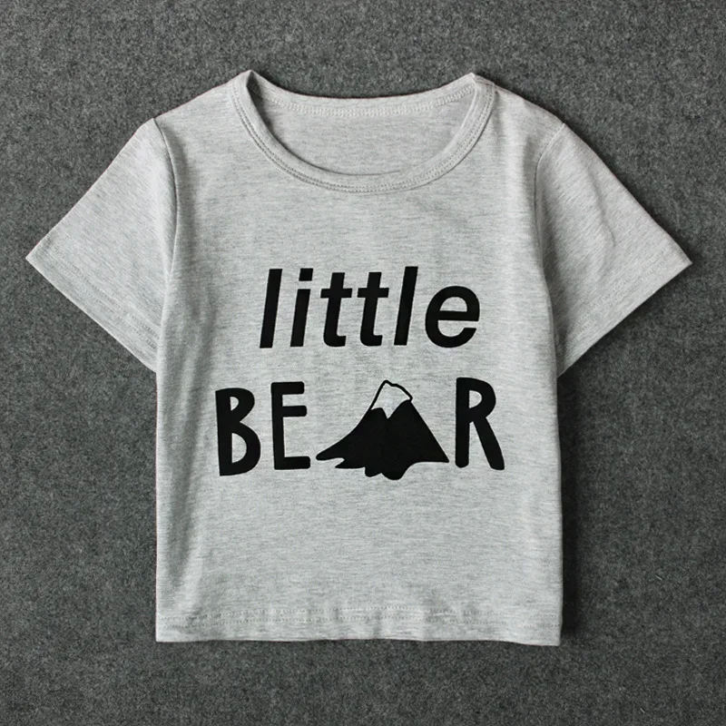 Новинка Семейный комплект летняя семейная футболка с рисунком Маленькая