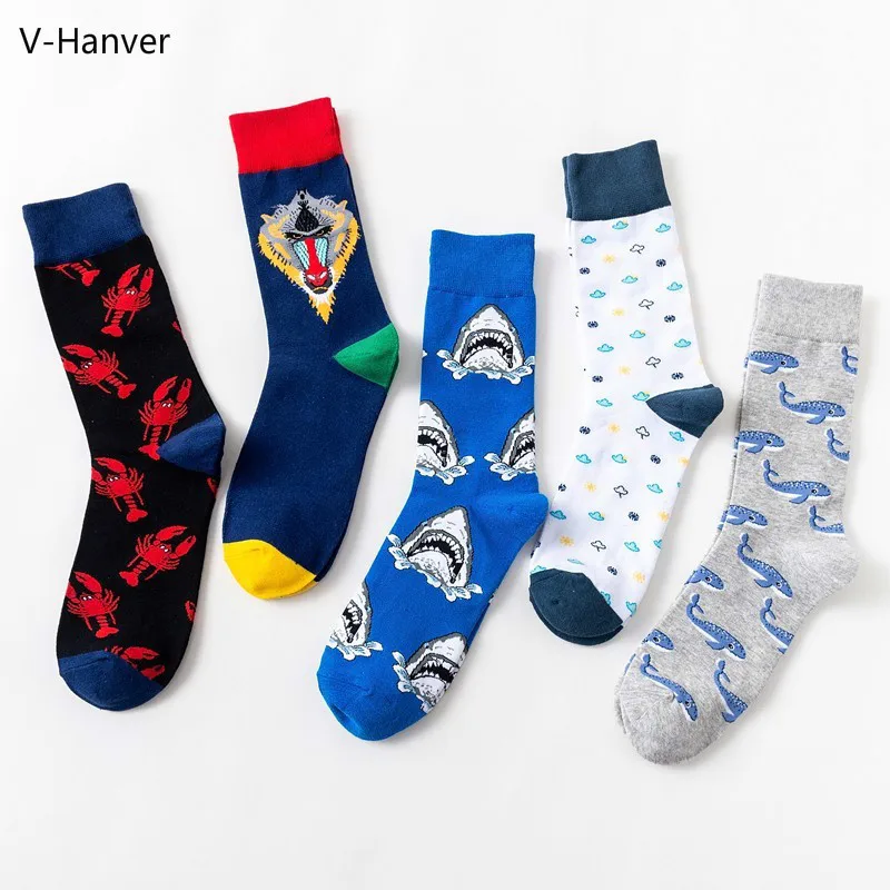 V Hanver лидер продаж зимние теплые носки с изображением морских животных