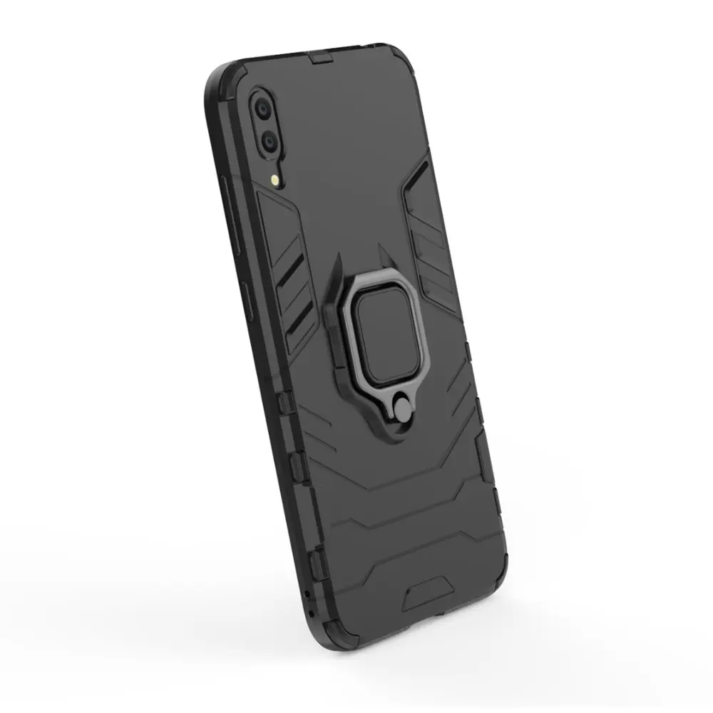 shockproof 360 Degree Rotation Ring Holder Kickstand Hybrid Armor Protective Case for Huawei enjoy 9 |