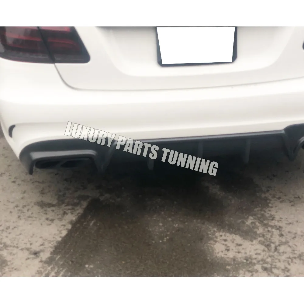 Диффузор для заднего бампера из углеродного волокна Benz W212 E200 E260 E300 E350 E63 с Amg