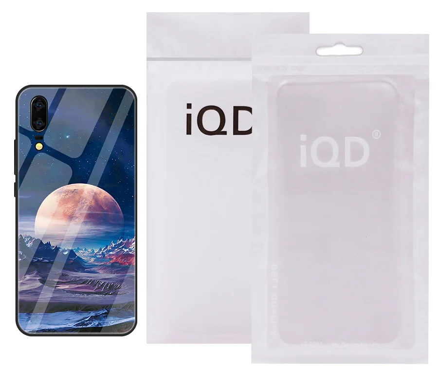 Чехол из закаленного стекла IQD TPU для huawei mate P20 P30 Pro mate 20 10 Lite mate 20 Pro, жесткий чехол на заднюю панель, защитный чехол