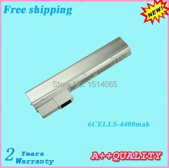 Серебряный Аккумулятор для ноутбука 4400 мАч HP Mini 210 210-2000 210-2200 HSTNN-YB1X батареи |
