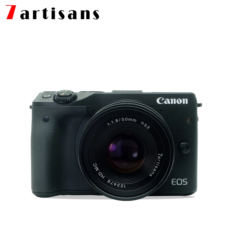 Объектив 7 artisans 50 мм F1.8 с большой диафрагмой ручной фиксированный фокус для