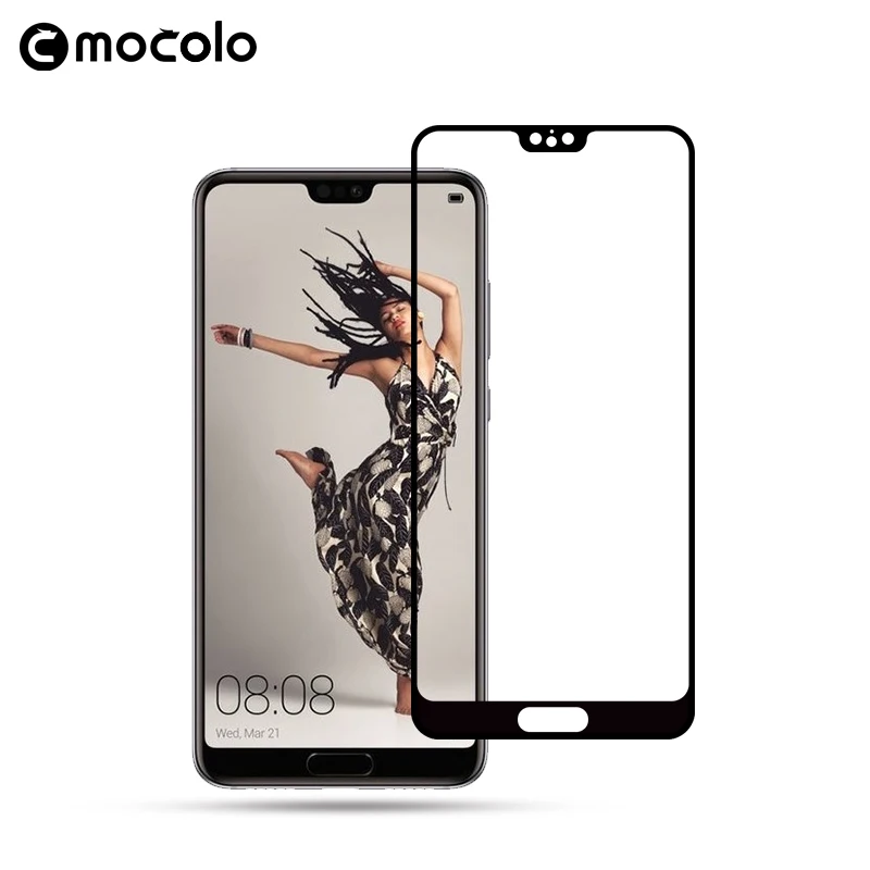 Защита экрана для Huawei P20 Mocolo полное покрытие 3D 9H Lite Nova 3e Закаленное стекло пленка