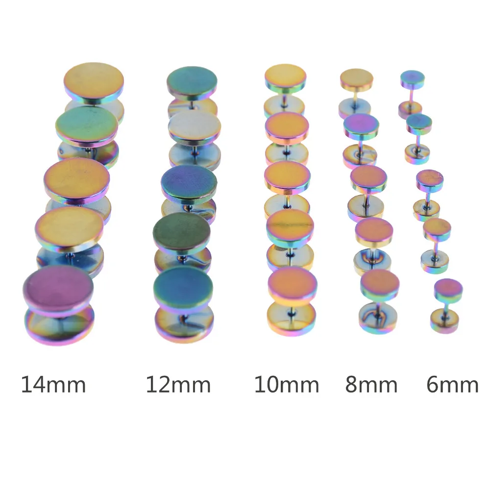 10 шт. Нержавеющая сталь Поддельные жук Вилки калибр Ювелирное Украшение для тела