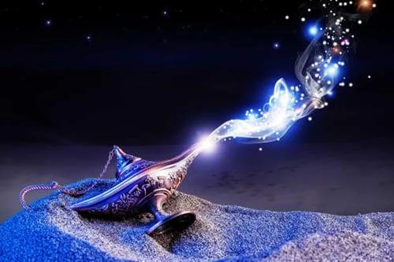 GLymg DIY комплекты алмазов 5d алмазная картина Алмазная вышивка Genie в бутылке лампа