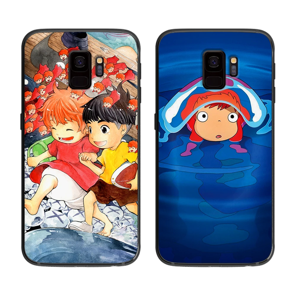 Аниме скале принцессы Поньо милые для samsung Galaxy A5 A6 A7 A8 A9 2018 2019 плюс M10 M20 M30 мягкий