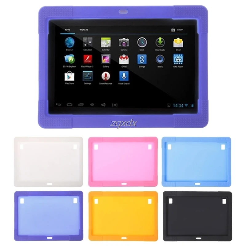 10 1 дюймовый силиконовый чехол для планшета Tab MTK8752 K107 S107 MTK6592 Прямая поставка