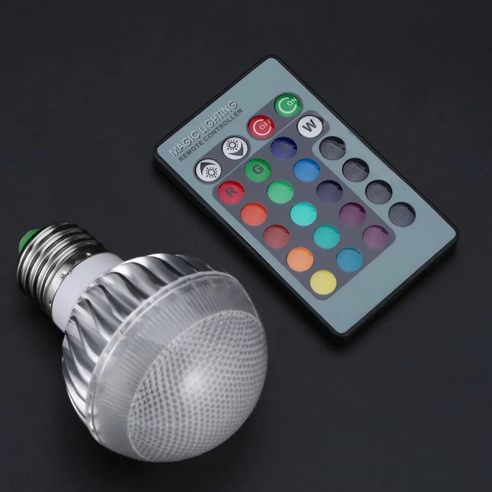 Цвет Фул E27 2 миллиона RGB светодиодный свет лампа вспышка с дистанционным