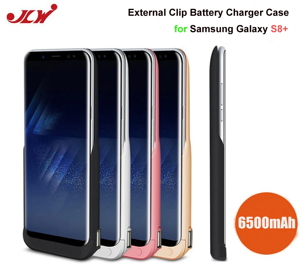 Оптовая продажа 100 шт JLW 6500mAh зарядное устройство чехол для Samsung Galaxy S8 Plus внешний