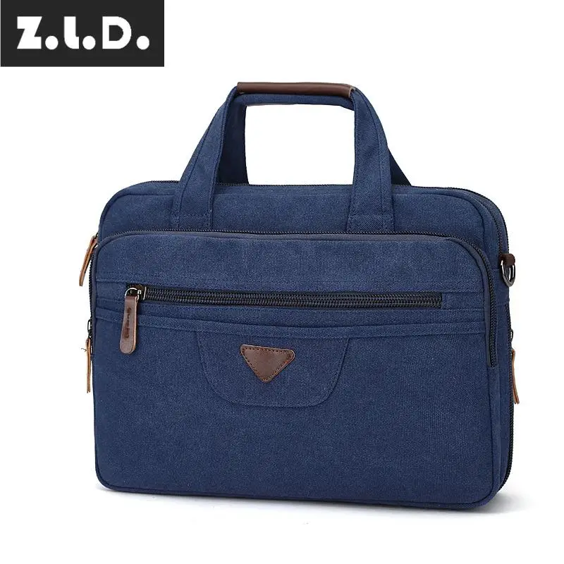 Модный деловой портфель Z.L.D Холщовая Сумка для ноутбука и компьютера