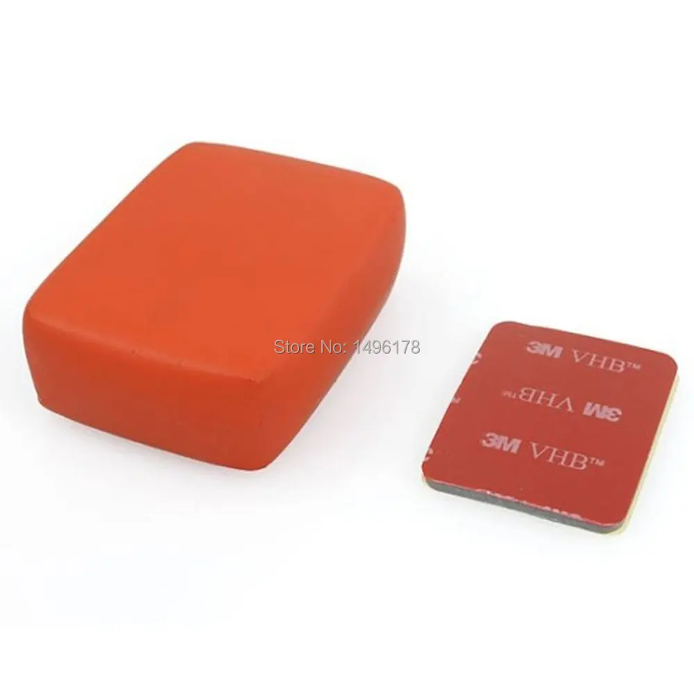 Новая красная плавающая поплавок коробка с 3 м клеящими кранами для камеры GoPro Hero 1