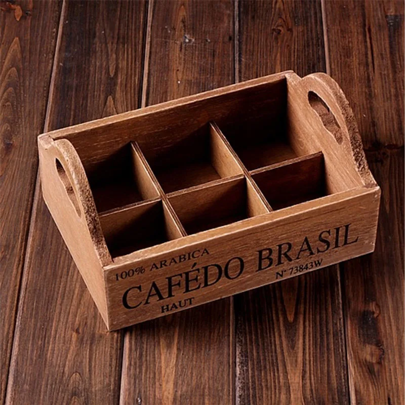 New Wood Sundries Storage Box Creative Handwork Jewelry Collection Organizador Home Decor 6 Lattice porta joias | Дом и сад