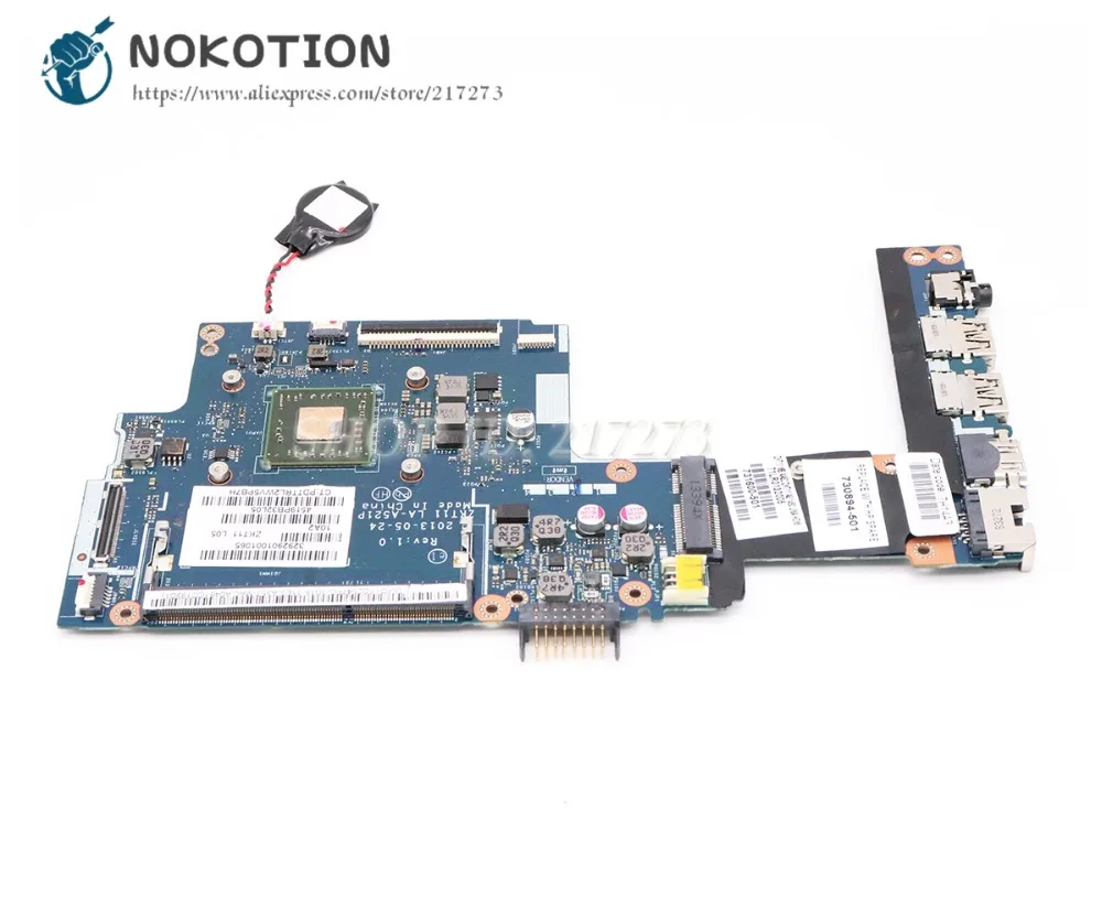 NOKOTION для HP 215 G1 215-G1 серия материнская плата 744189-501 744189-001 UMA ZKT11 LA-A521P основная -