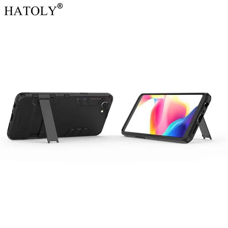 Чехол HATOLY для Oppo Realme 1 чехол Realme1 резиновая броня робота тонкий жесткий телефона 6