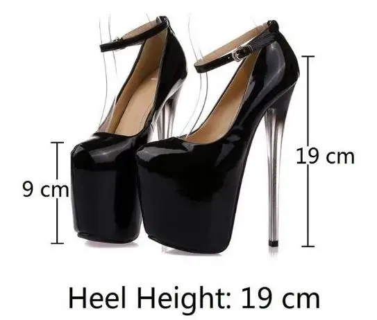 Crossdresser/Большие размеры: 34-43, весна-осень, 22, 19, 16 см, высокий тонкий каблук, пикантные лакированные кожаные Клубные туфли-лодочки женская свадебная обувь туфли на шпильке