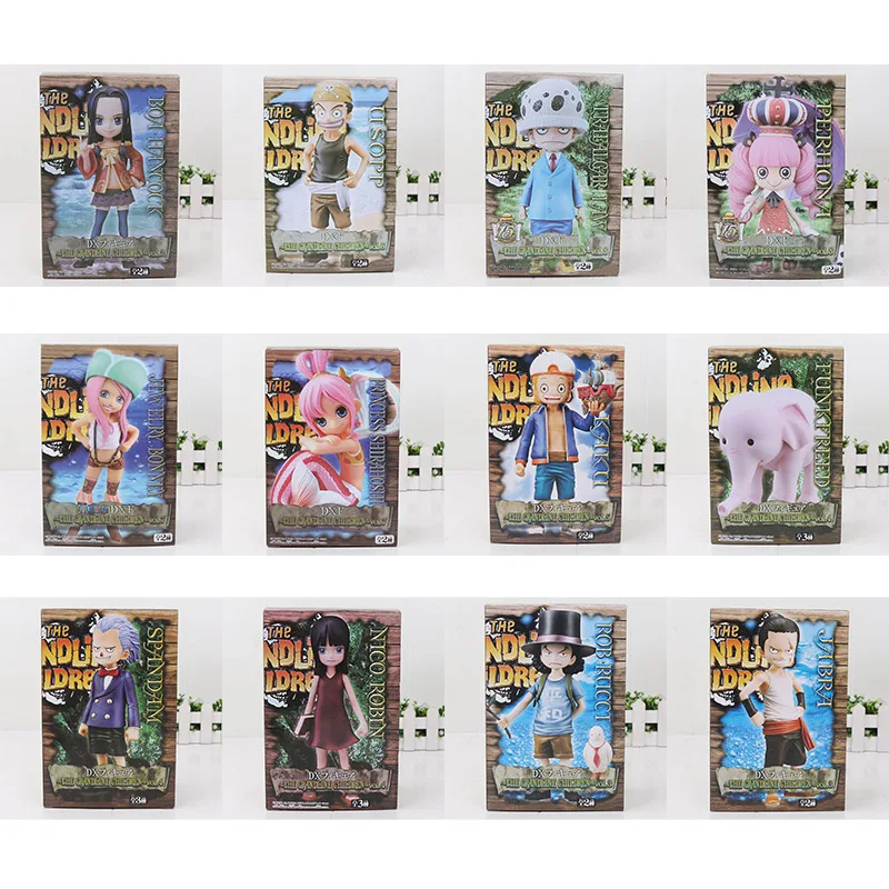 12 см японское аниме One Piece Law Usopp Robin spandam детство DX Grandline дети ПВХ экшн Фигурки