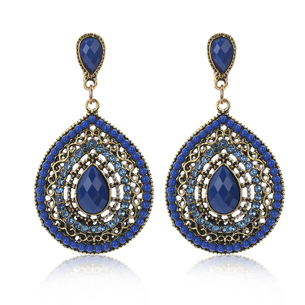 Женские винтажные серьги подвески 1 пара этнические висящие в богемном стиле с