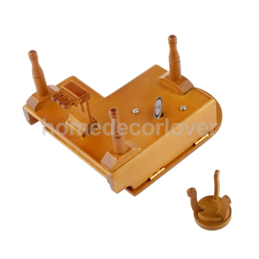 

Burlywood Clockwork Music Box Beautiful Melody Play Box Kids Chritsmas Gift