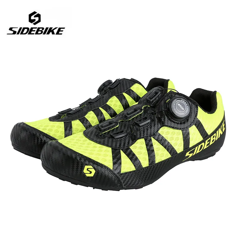 yellow Sidebike/Уличная обувь для отдыха на велосипеде; Мужская и женская Нескользящая велосипедная обувь; дышащая износостойкая обувь для горного велосипеда - Цвет: yellow