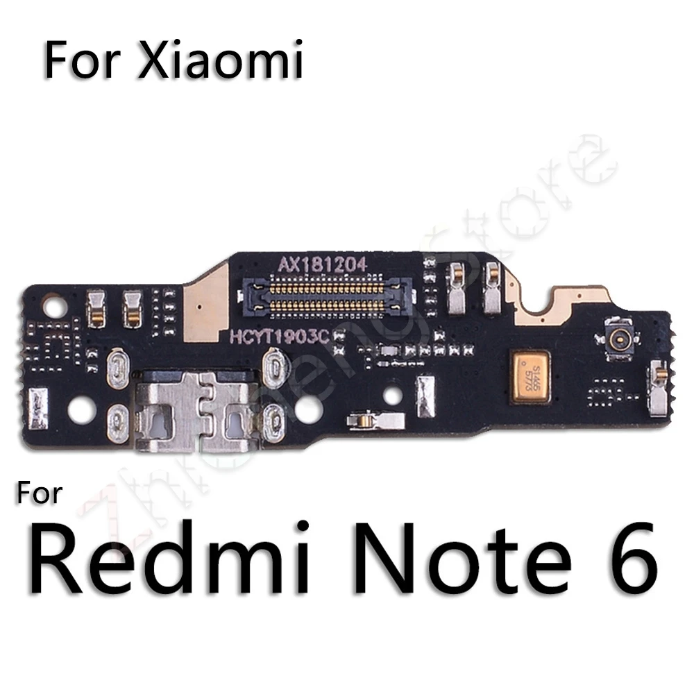 For Redmi Note 6 USB Дата зарядки порт Зарядное устройство Док-станция разъем гибкий кабель для Xiaomi mi красный mi Note 4 4A 4X5 5A 6 7 Plus Pro Глобальный - Цвет: For Redmi Note 6