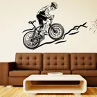 Виниловая наклейка на велосипед для велосипедных гонок, Спортивная Наклейка на стену, настенная наклейка, декор для детской комнаты, постер для спальни C432